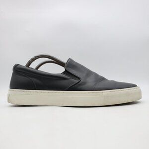 Greats Brooklyn Black Leather Sneakers Men's US Size 10 Slip On Shoes